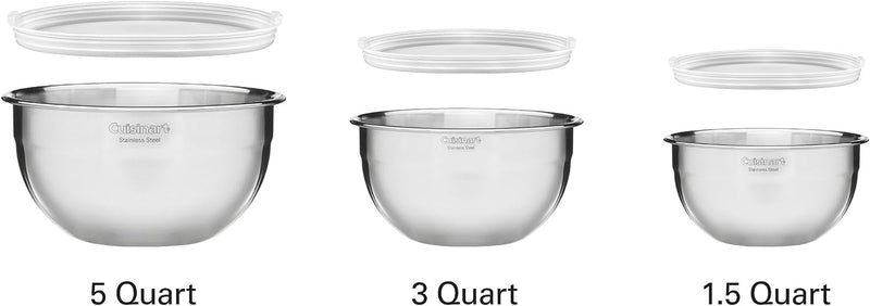 Cuisinart Stainless Steel Mixing Bowls - 3-Piece Set