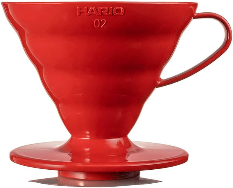 Hario V60 Ceramic Coffee Dripper Pour Over Cone Coffee Maker Size 02, White