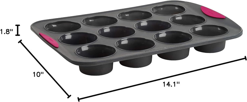 Trudeau Mini Muffin Pan - 24 Cup GreyMint