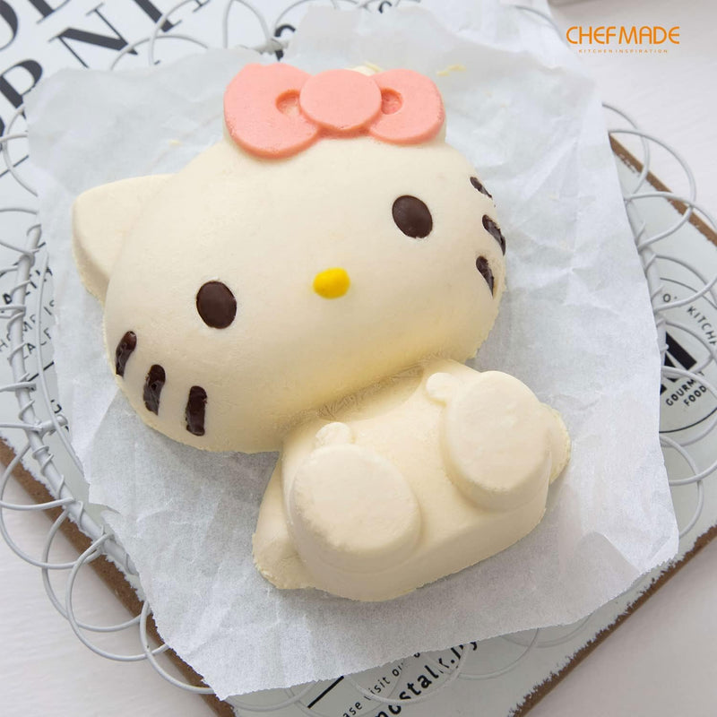 Hello Kitty Cake Pan - 4 Non-Stick Silicone Molds for Oven  Instant Pot Pink