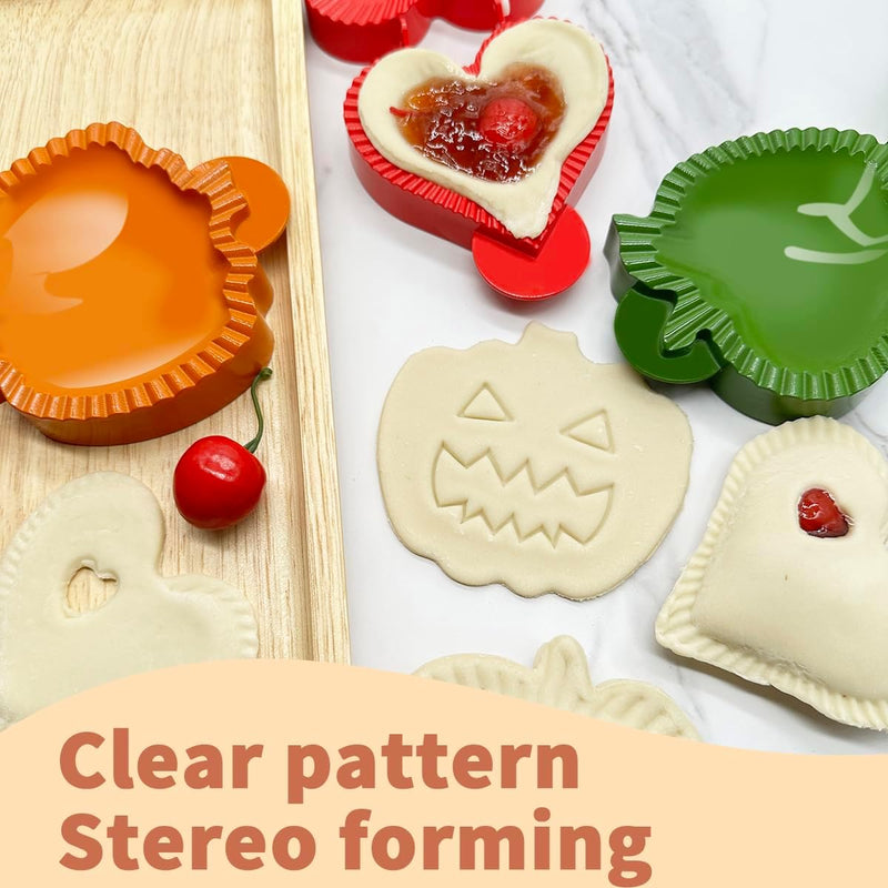 Pocket Pie Molds Hand Pie Molds - Apple Pumpkin and Acorn Shapes