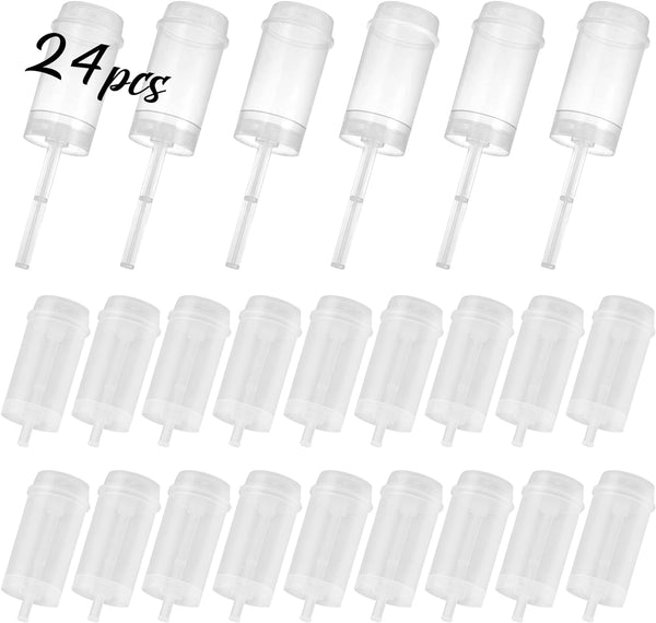 24-Pack Reusable Push Pop Containers with Lids for Cake Cupcake Ice Cream Desserts Snacks