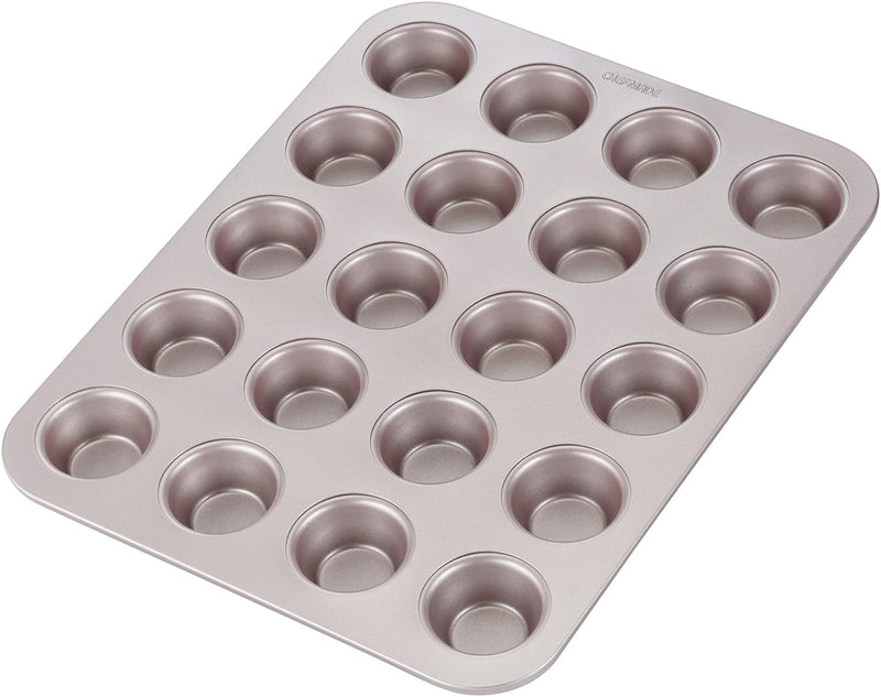 CHEFMADE 6-Cavity Popover and Muffin Pan - Non-Stick Bakeware for Oven Baking Champagne Gold