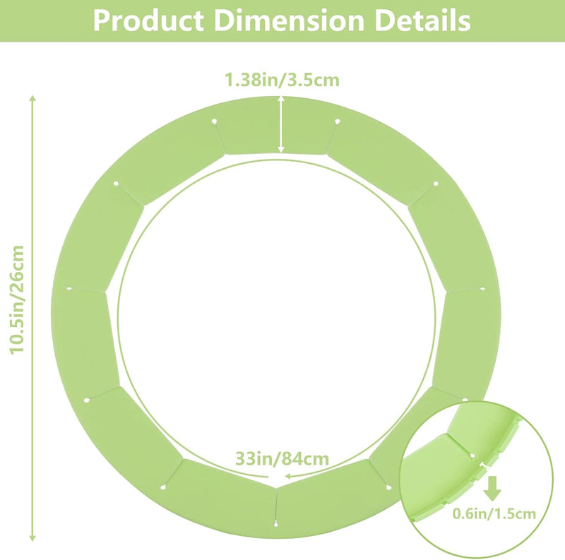 Silicone Pie Shield - 2 Pack Adjustable Bake Crust Protector for 8-105 Pie Pans