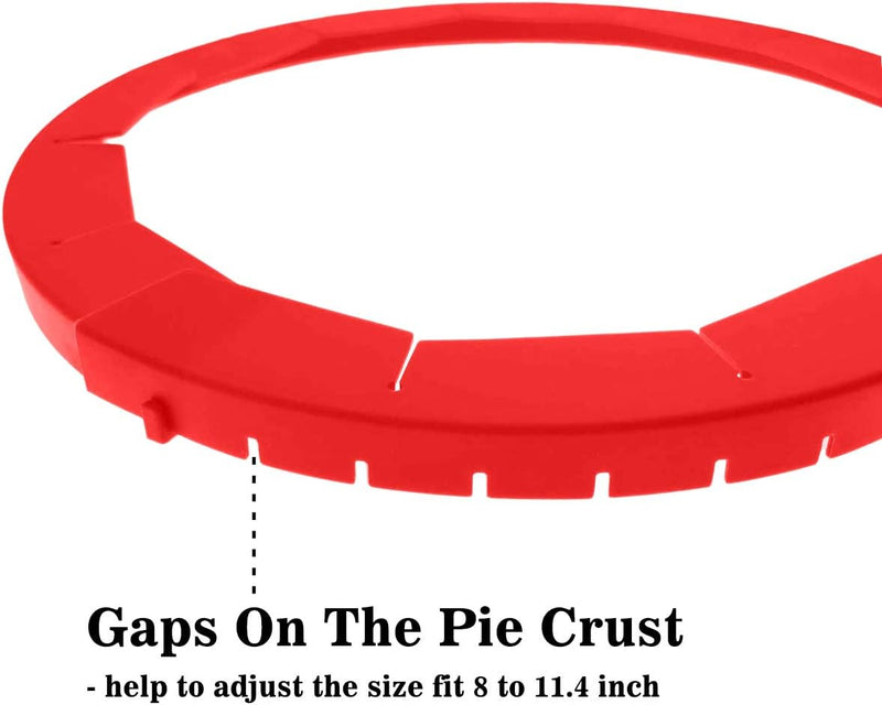 Adjustable Silicone Pie Crust Shield for 8-114 Inch Pies