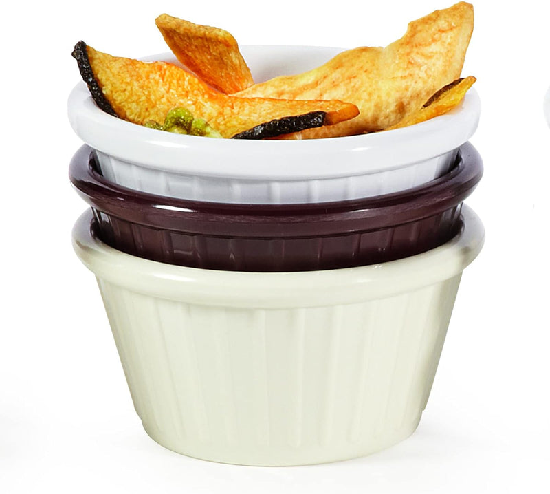 White 25 oz Ramekin - Break Resistant Pack of 12