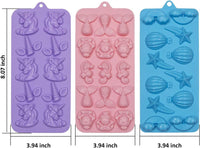 Webake Baby Feet Mold Baby Onesie Baby Bottle Pacifier Molds, Bite Size Silicone Chocolate Candy Molds Gummy Mould for Baby Shower Party Cake Decoration Cupcake Topper