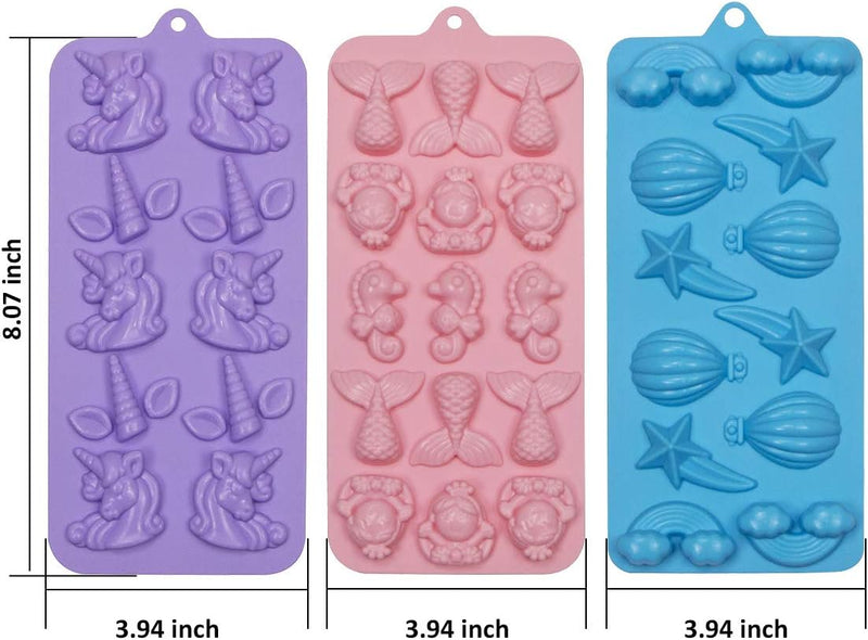 Webake Baby Molds - Bite Size Silicone Candy  Gummy Mould for Baby Shower Cake Decorating