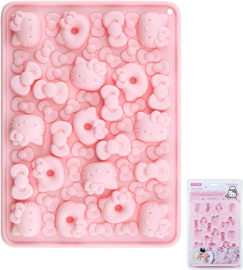 Hello Kitty Cake Pan - 4 Non-Stick Silicone Molds for Oven  Instant Pot Pink