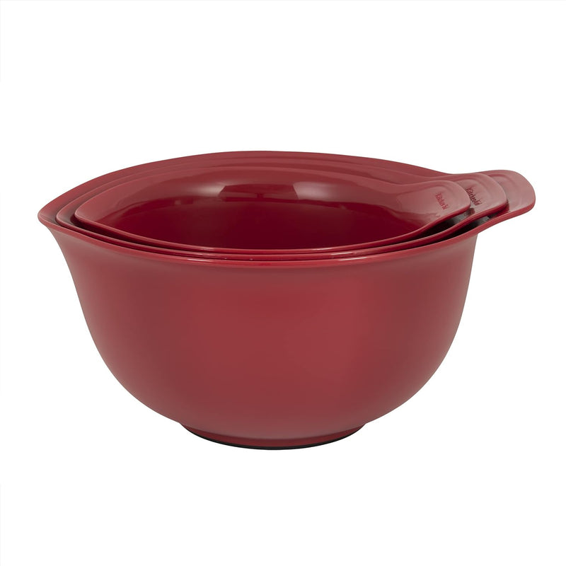 KitchenAid Mixing Bowls Set of 3 Empire Red 2 Quarts