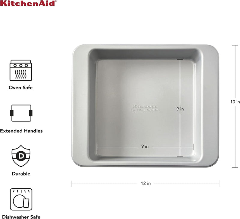 KitchenAid Nonstick 9x5-inch Loaf Pan - Aluminized Steel - Silver