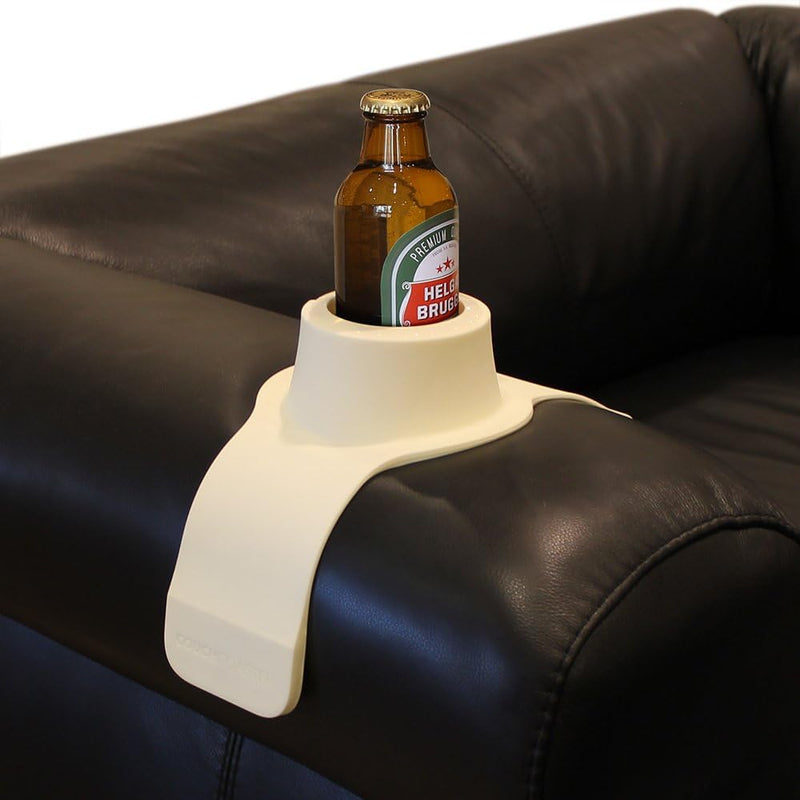 CouchCoaster - Armrest Cup Holder - Weighted Anti-Slip Black