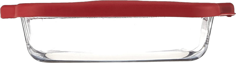 Anchor Hocking Square Glass Baking Dish with Cherry Lid - 8-Inch