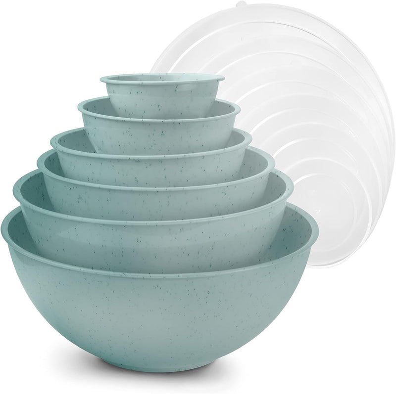 COOK WITH COLOR 12-Piece Nesting Mixing Bowls Set - Blue