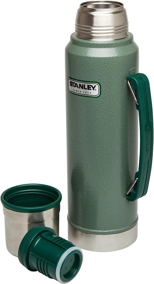 Stanley Vacuum Insulated Steel Thermos - BPA-Free Wide Mouth Bottle for Hot  Cold Beverages - 24 Hours of Temperature Retention