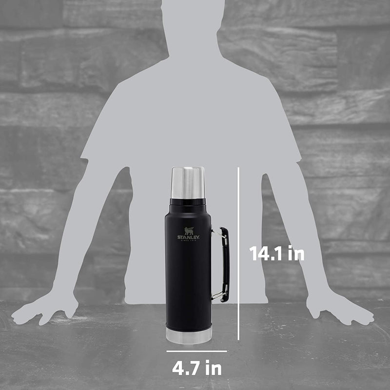 Stanley Wide Mouth Insulated Bottle - 24hr HotCold Stainless Thermos BPA-Free