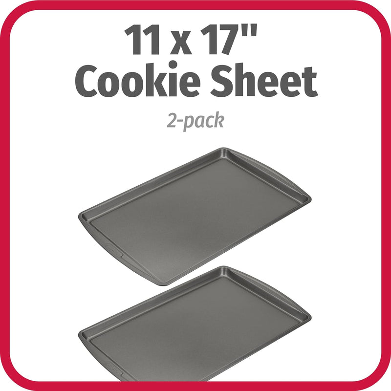 Nonstick Cookie Sheet Set - Goodcook 3-Piece Steel Set