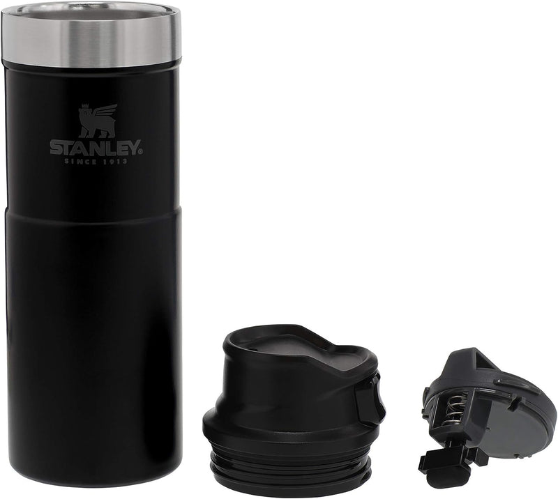 Stanley Classic Trigger Action Travel Mug  Thermos Combo - 16 oz  20 oz - Leak Proof Packable HotCold - BPA Free Stainless Steel