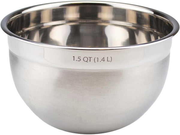 Tovolo Stainless Steel Mixing Bowl - 15 Quart Dishwasher-Safe