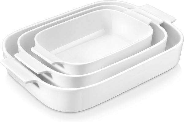 Ceramic Casserole Dish Set - White - BAKE Series
