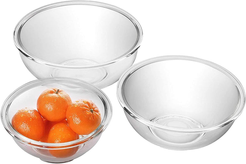 BOVADO USA 1Qt Glass Bowl - Clear Multi-use Glass