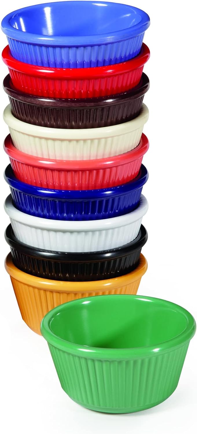 White 25 oz Ramekin - Break Resistant Pack of 12