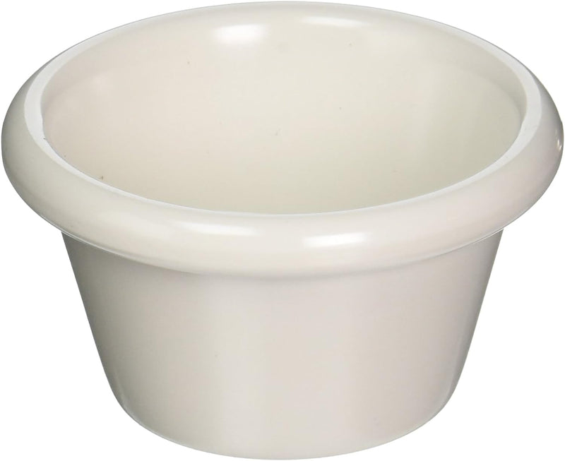 Winco 2-Ounce White Fluted Ramekin Set - 12-Pack