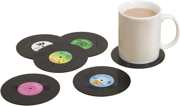 Retro Vinyl Coasters by Spinning Hat
