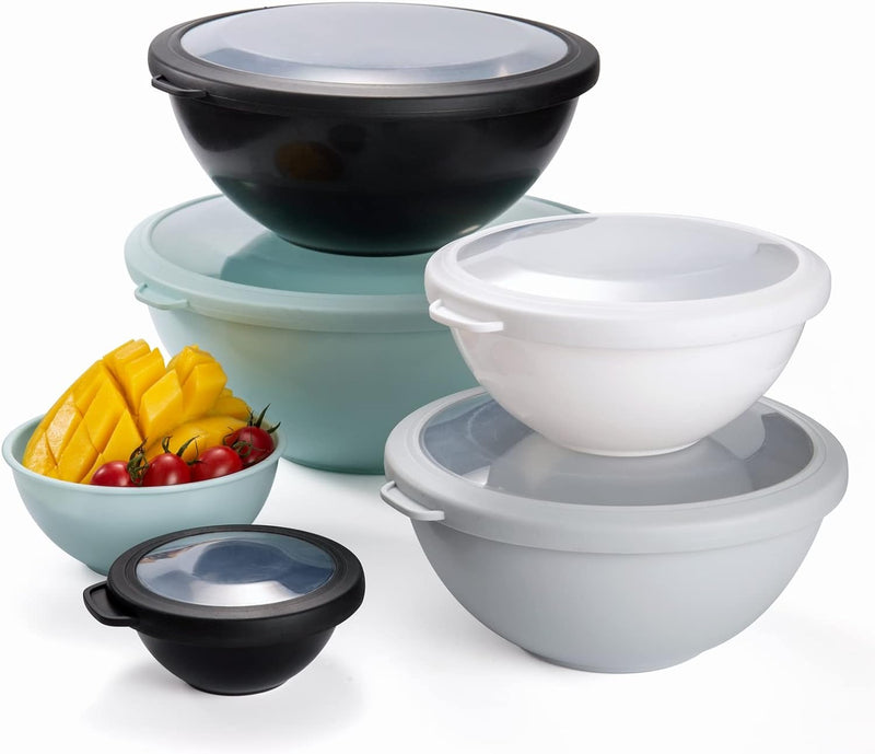 COOK WITH COLOR 12-Piece Nesting Mixing Bowls Set - Blue