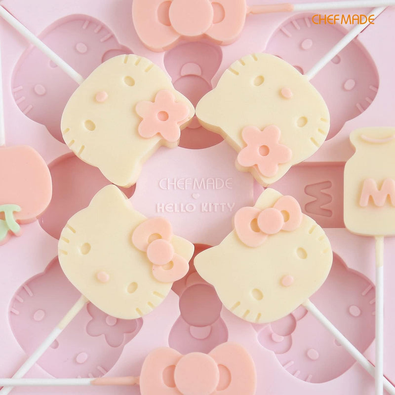 Hello Kitty Cake Pan - 4 Non-Stick Silicone Molds for Oven  Instant Pot Pink