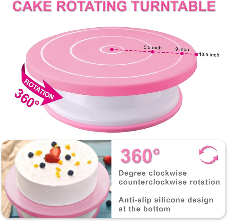 Adocfan Cake Decorating Kit and Baking Set with 255pcs Pastry Tools