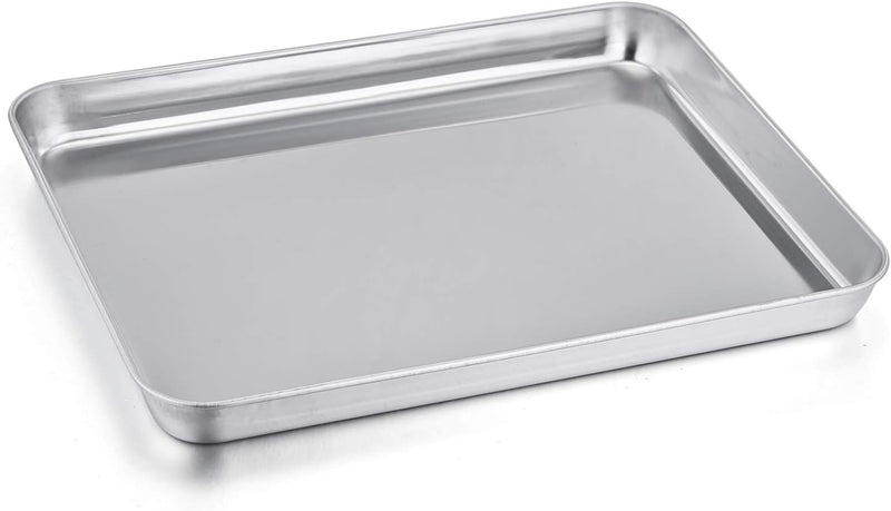 Stainless Steel Toaster Oven Tray Pan - 105x8x1 Dishwasher Safe