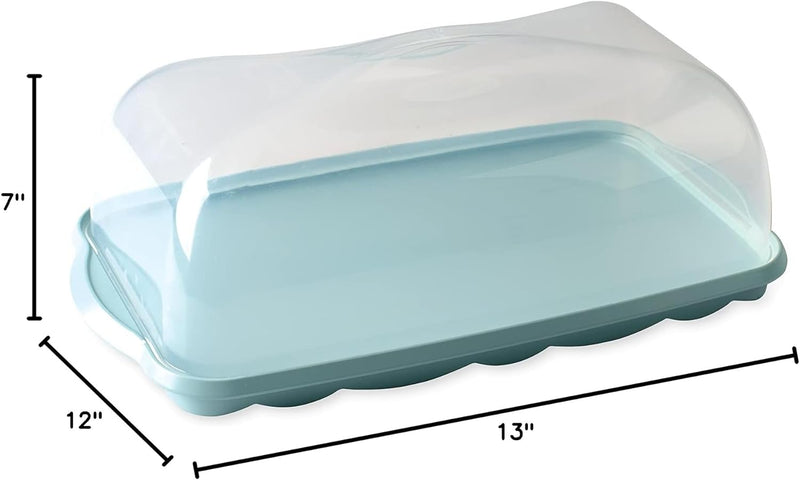 Nordic Ware Loaf Cake Keeper - Blue - 128L x 73W x 46H