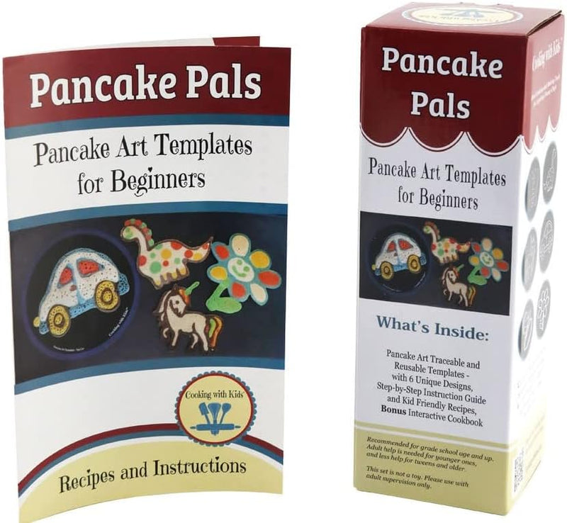 Pancake Art Gift Set w Virtual Cooking Classes  Storage Tote