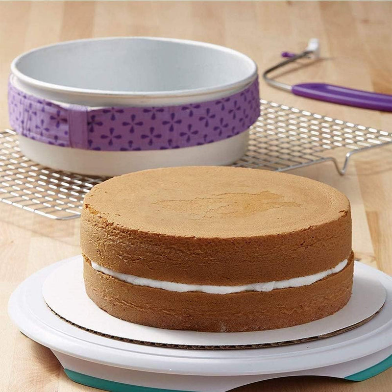 Bake Even Strips Set for Perfect Cakes - 4-Piece Absorbent Cotton