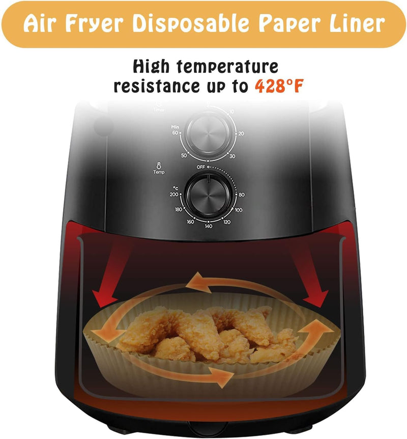 100 Pcs Ninja Air Fryer Liners for SIUDANGKA - Disposable Paper Liners for AF101 AF150 AF161 Max