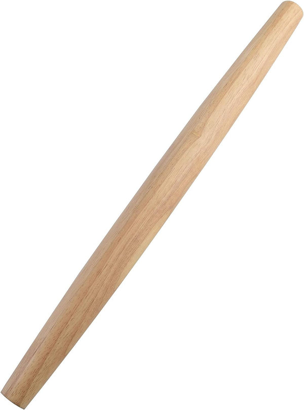 French Rolling Pin 18 Inches - Wooden for Fondant Pie Crust Cookie Pastry Dough - Kitchen Utensil