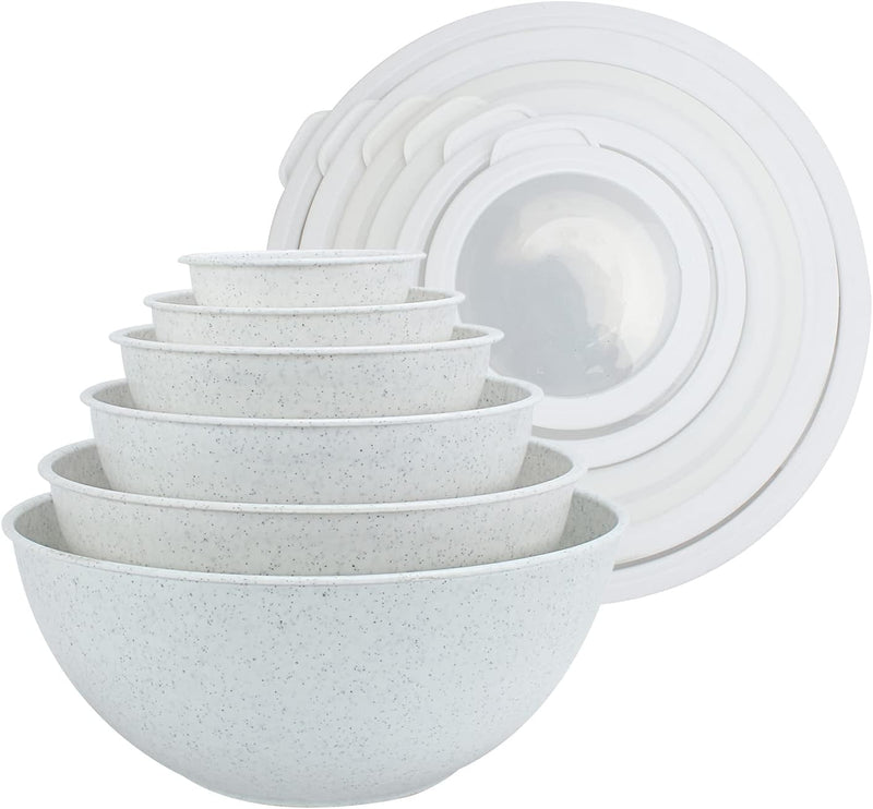 COOK WITH COLOR 12-Piece Nesting Mixing Bowls Set - Blue