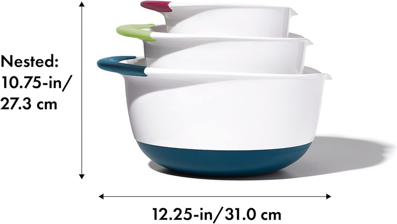 Blueberry Jam Seltzer Mixing Bowl Set - Good Grips 47L Plastic