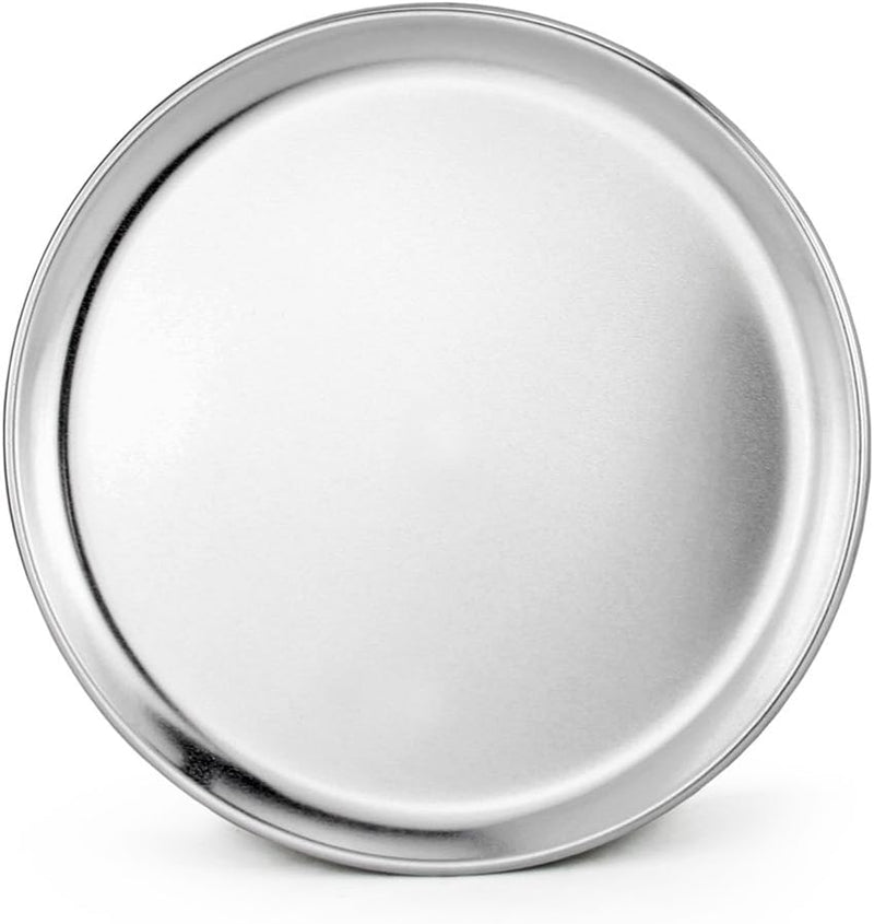 New Star Foodservice Pizza Pan - Aluminum Restaurant-Grade 12-Inch Pack of 6