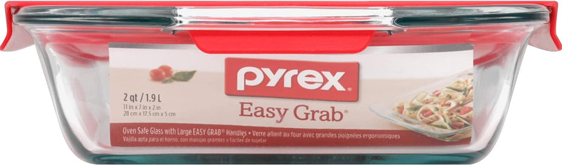 Pyrex Easy Grab 4-PC Extra Large Baking Set with Lids and Handles