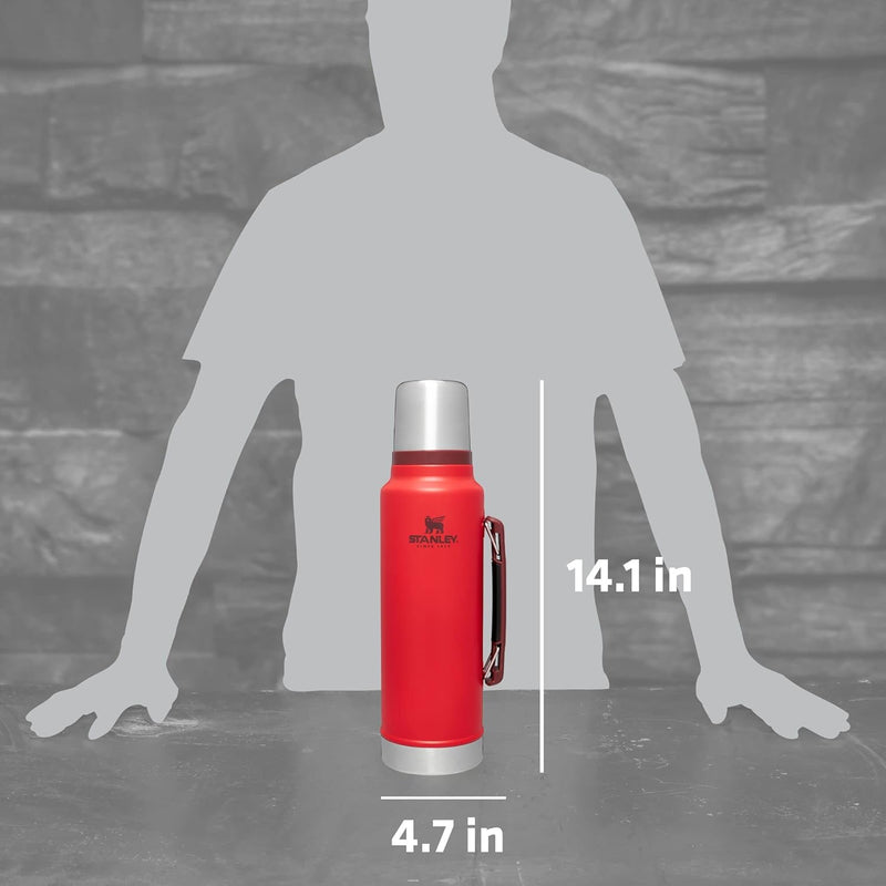 Stanley Wide Mouth Insulated Bottle - 24hr HotCold Stainless Thermos BPA-Free