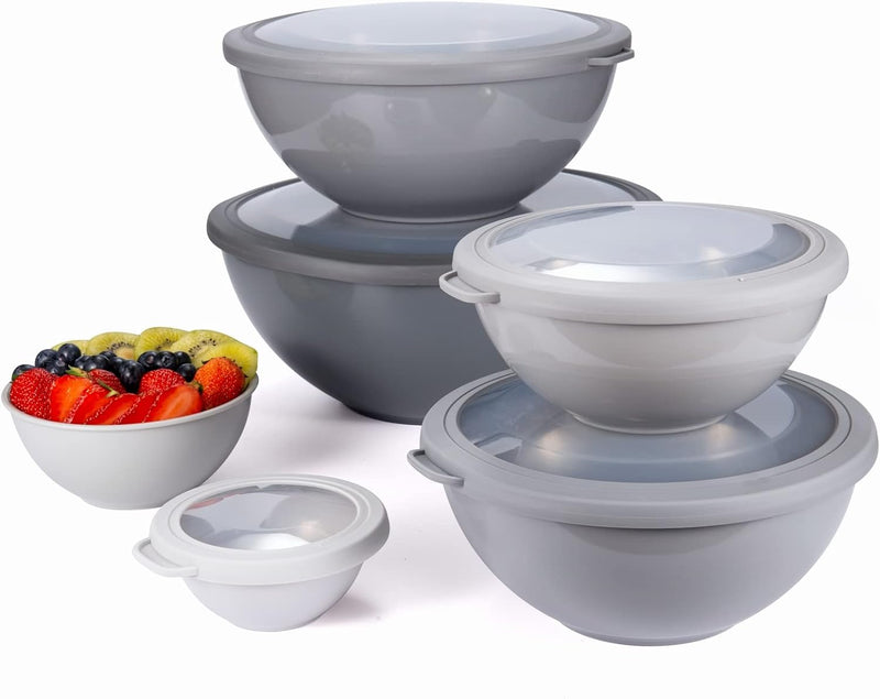 COOK WITH COLOR 12-Piece Nesting Mixing Bowls Set - Blue