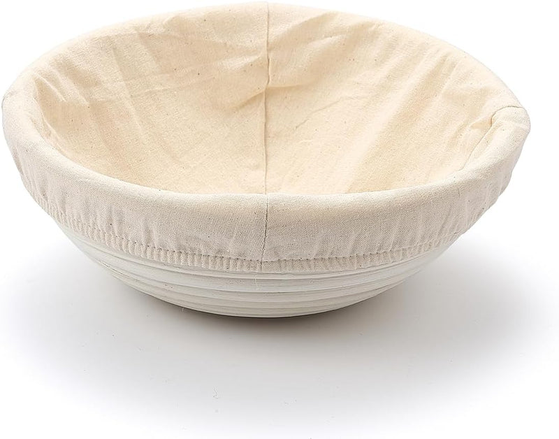 Premium Round Bread Banneton Basket - Perfect for Beautiful Bread 10 inch