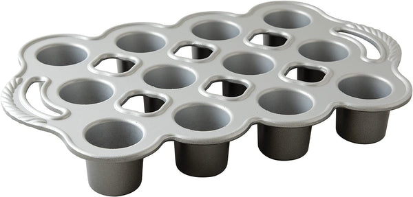 Nordic Ware Popover Pan - 12 Cavity One-Quarter Cup Each SilverGray