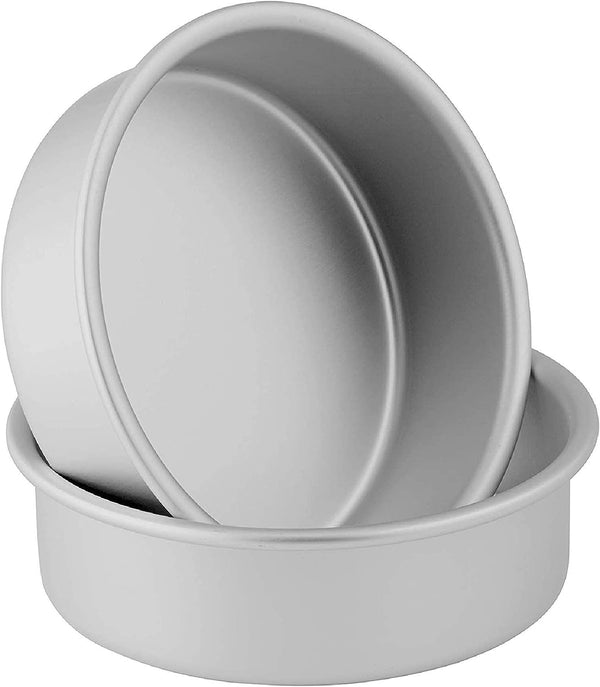 Wilton Small and Tall Aluminum Layer Cake Pan Set - 2 x 6-inch 2-Piece