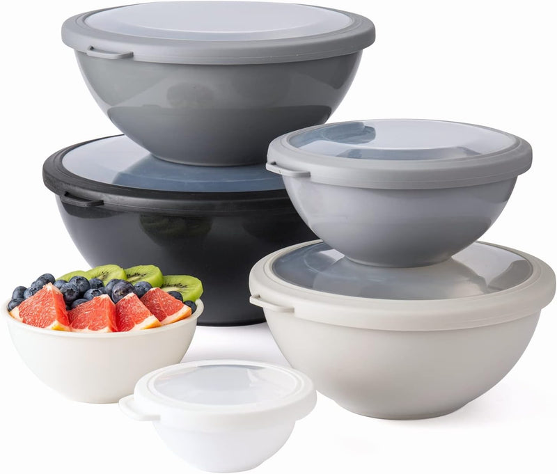 COOK WITH COLOR 12-Piece Nesting Mixing Bowls Set - Blue