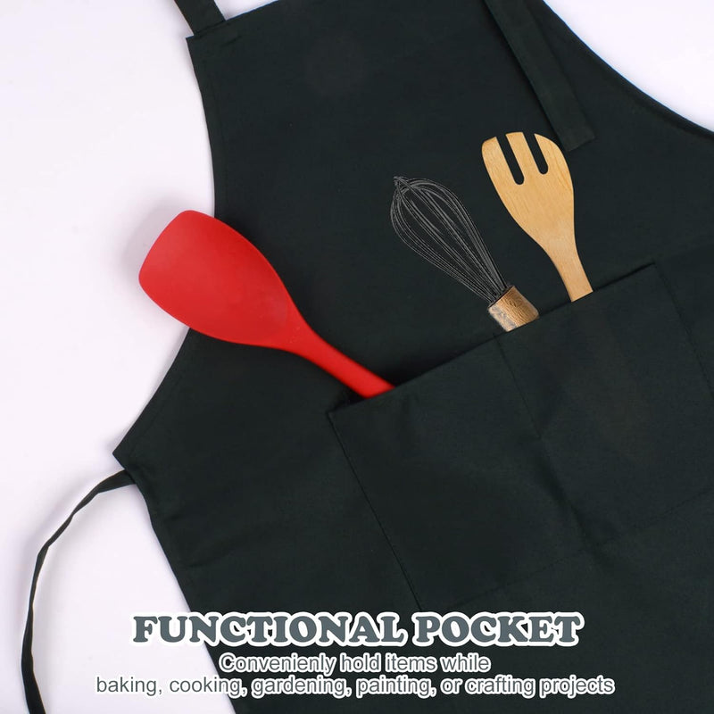 Kids Chef Apron and Hat Set for Cooking Baking and Painting