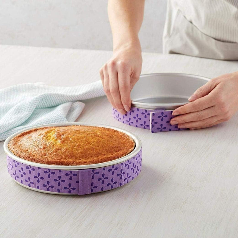 Bake Even Strips Set for Perfect Cakes - 4-Piece Absorbent Cotton