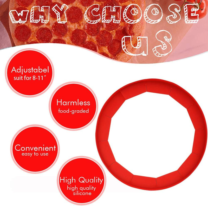 Adjustable Silicone Pie Crust Shield for 8-114 Inch Pies